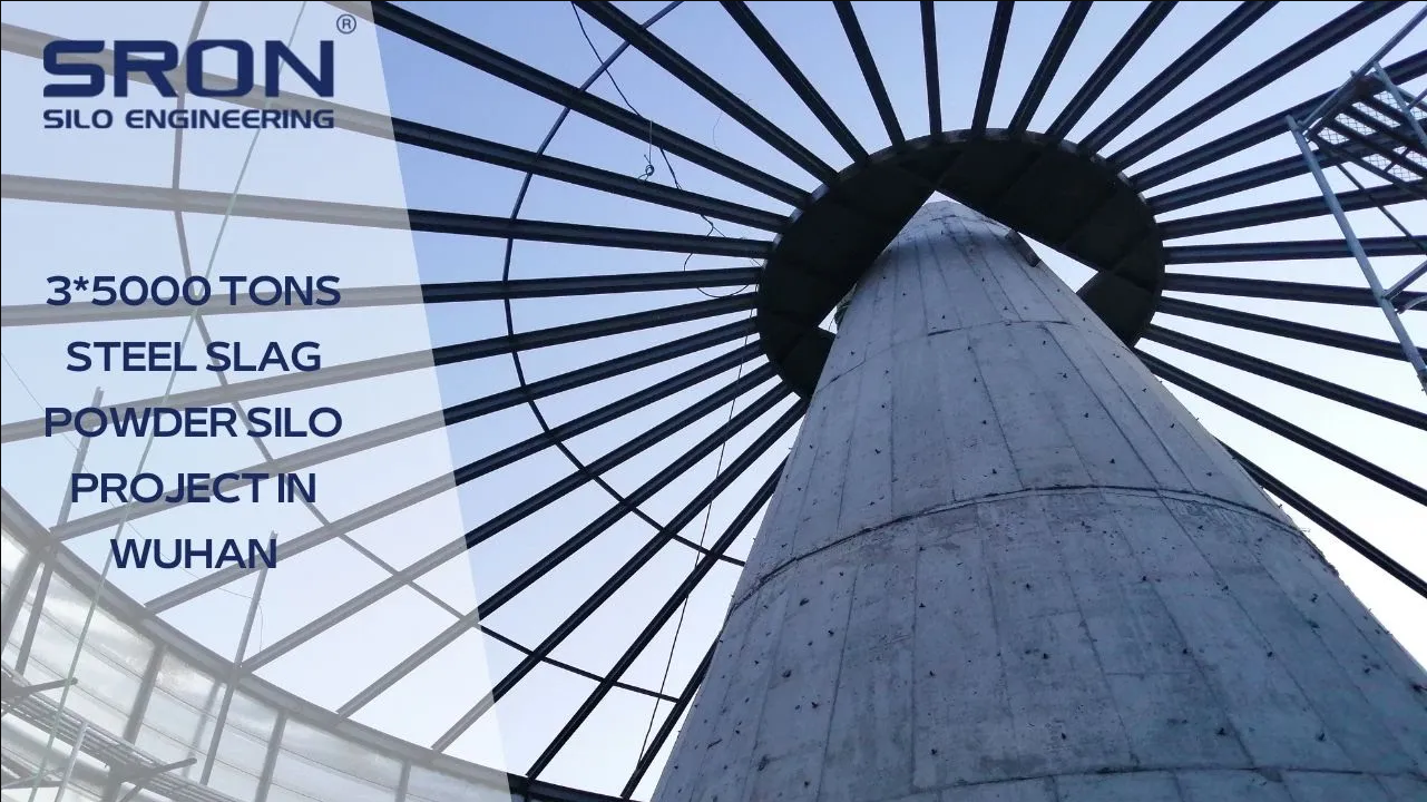 (6) 3*5000 Tons Steel Slag Powder Silo Project in Wuhan