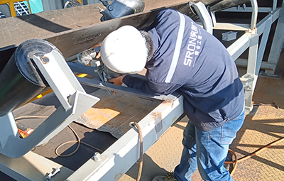 Engineers monitor the details of construction