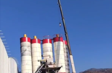 Construction of bolted steel silo