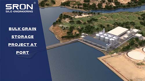 Bulk Grain Storage Project at Port- SRON Silo Engineering