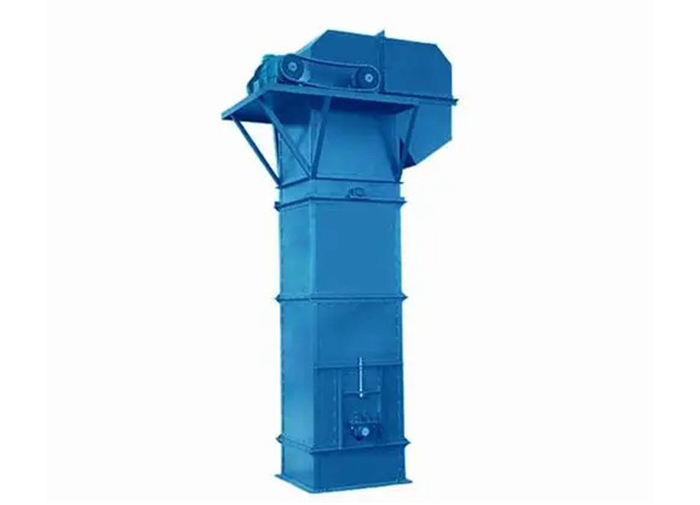 Plate chain bucket elevator