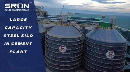 Large Capacity Steel Silo in Cement Plant