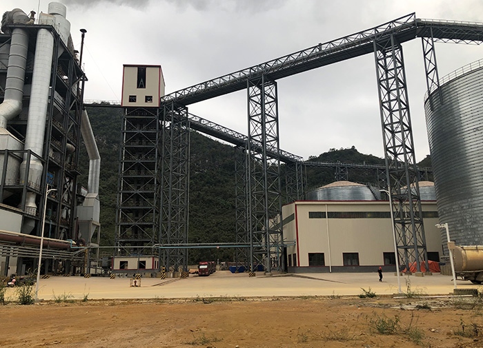 Alumina steel silo