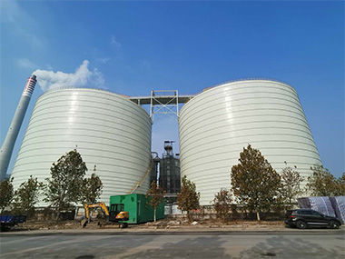 Pulverized coal steel silo